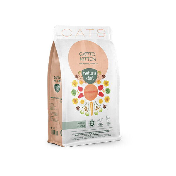 Natura Diet Cat Kitten Salmon 1,5 Kg