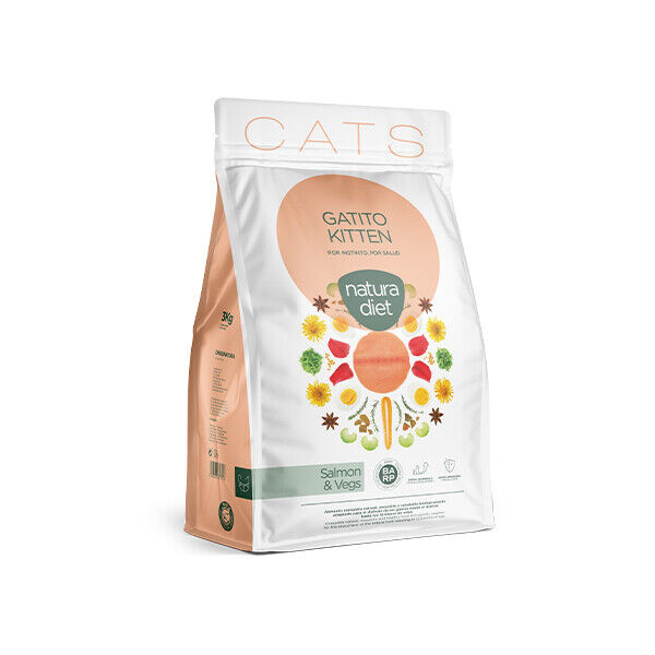 Natura Diet Cat Kitten Salmon 3 Kg
