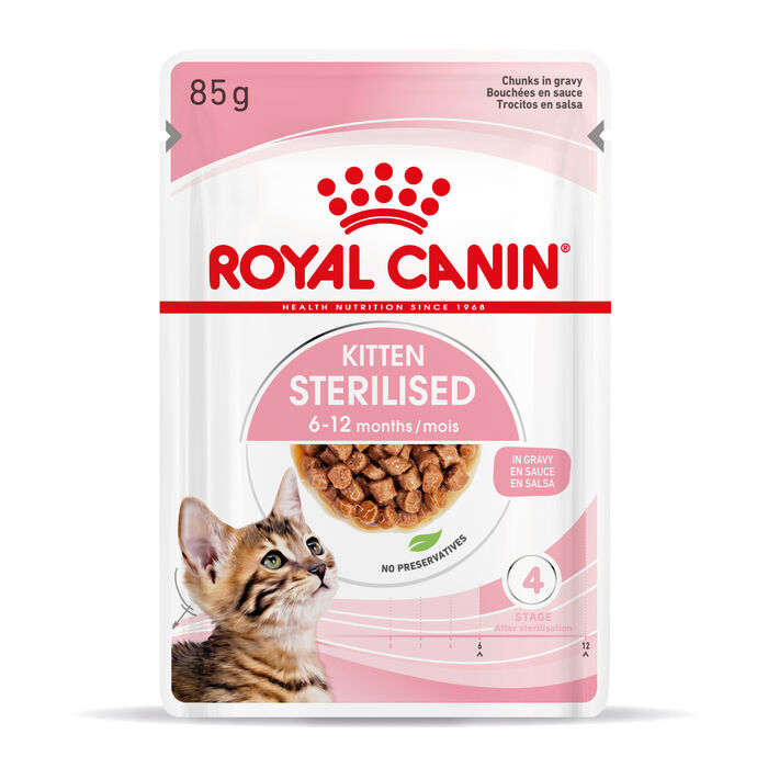 Royal Canin Kitten Sterilised (Molho) 12 X 85 Gr