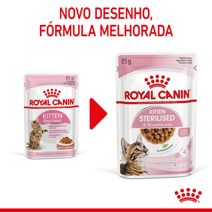 Royal Canin Kitten Sterilised (Molho) 12 X 85 Gr