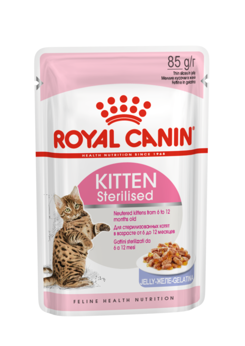 Royal Canin Kitten Sterilised (Geleia) 12 X 85 Gr