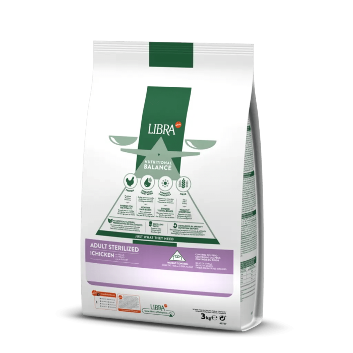 Libra Gato Esterilizado Frango 12 Kg