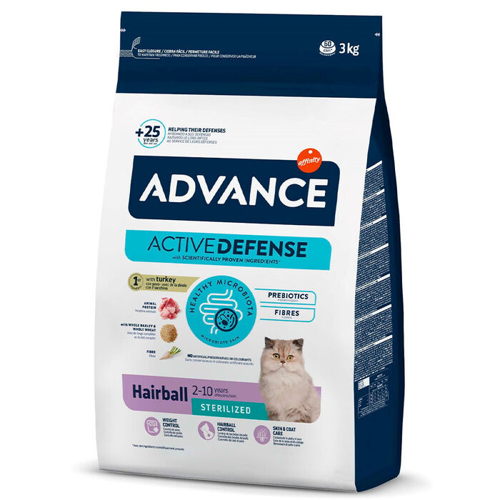 Adv Gato Sterilized Hairball  3 Kg