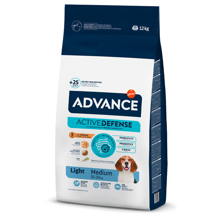 Adv Cão Medium Light Frango & Arroz 12 Kg