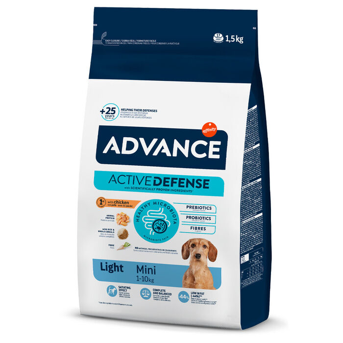 Adv Cão Mini Light Frango & Arroz 1,5 Kg
