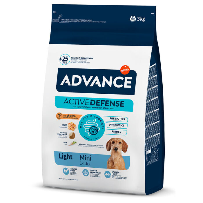 Adv Cão Mini Light Frango & Arroz 3 Kg