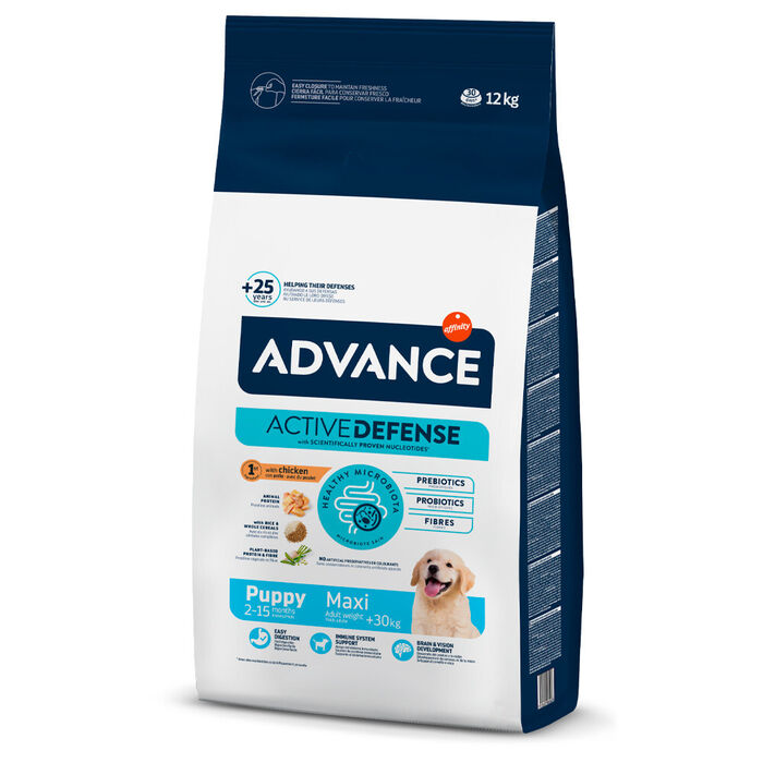 Adv Cão Maxi Puppy Frango & Arroz 12 Kg