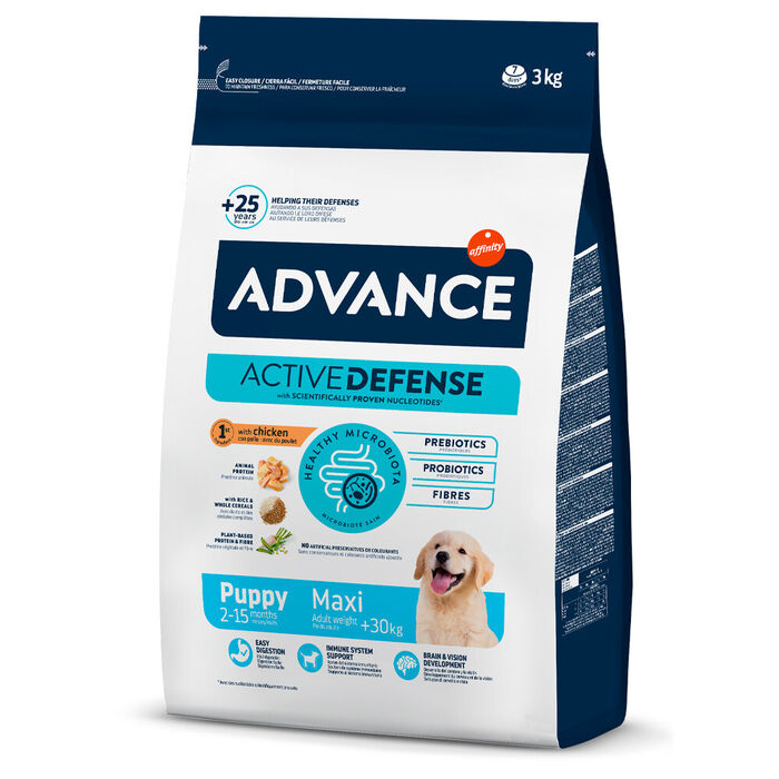 Adv Cão Maxi Puppy Frango & Arroz 3 Kg