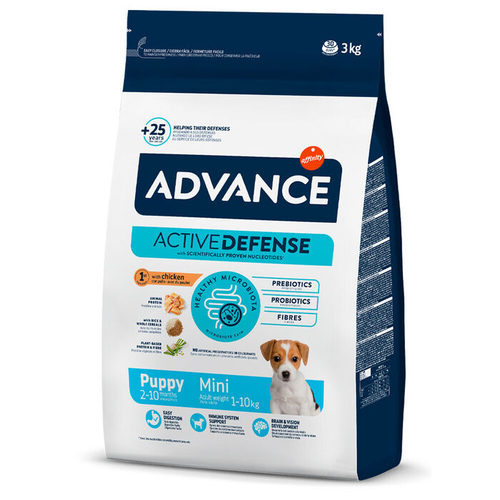 Adv Cão Mini Puppy Frango & Arroz 3 Kg