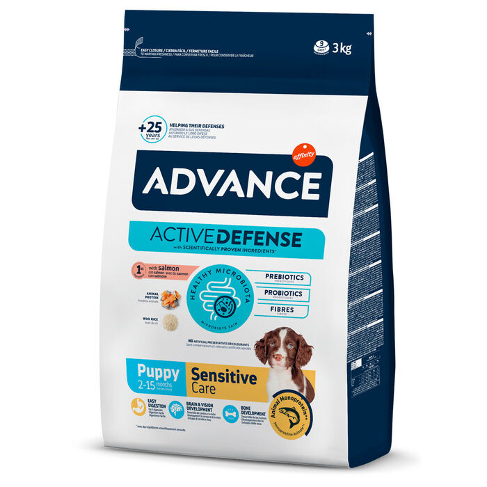 Adv Cão Puppy Sensitive Salmão & Arroz 3 Kg