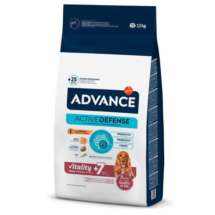Adv Cão Medium Senior Frango & Arroz 12 Kg