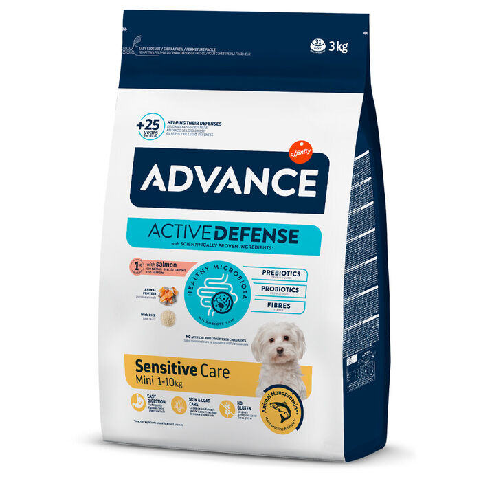 Adv Cão Mini Sensitive Salmão & Arroz 3 Kg