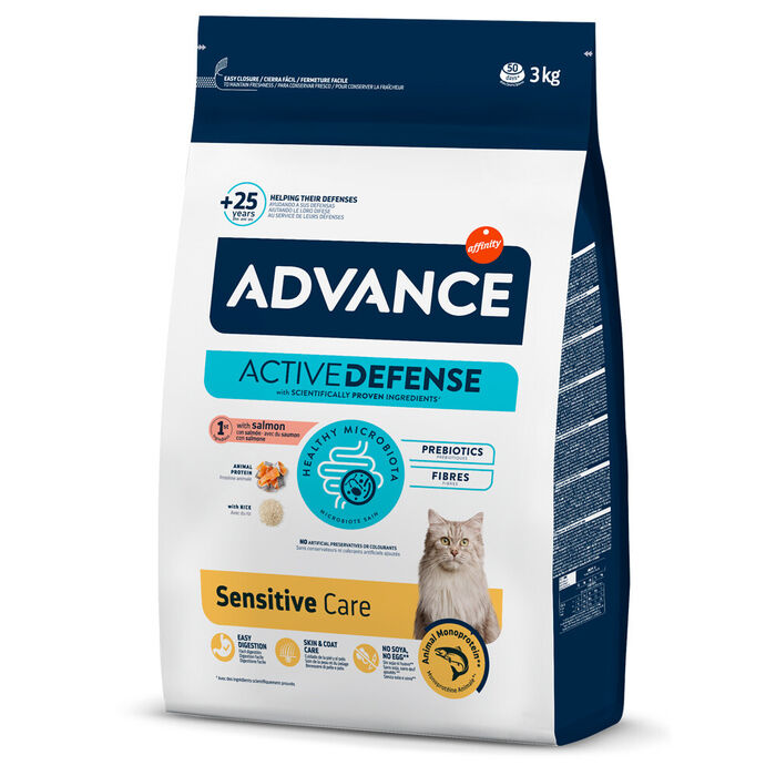 Adv Gato Adulto Sensitive Salmão & Arroz 3 Kg