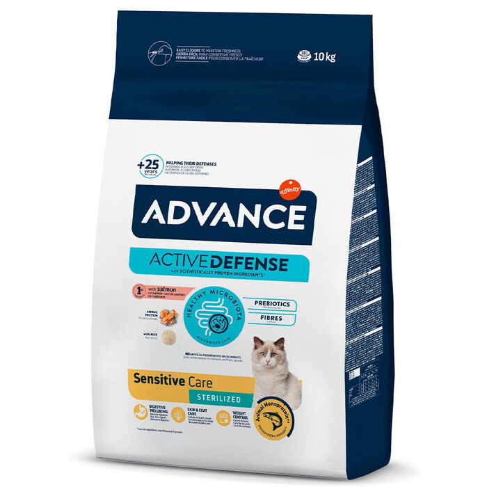 Adv Gato Sterilized Sensitive Salmão & Arroz 10 Kg