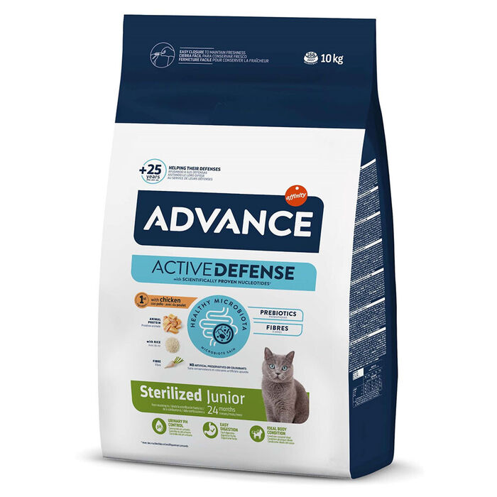 Adv Gato Junior Sterilized Frango & Arroz 10 Kg