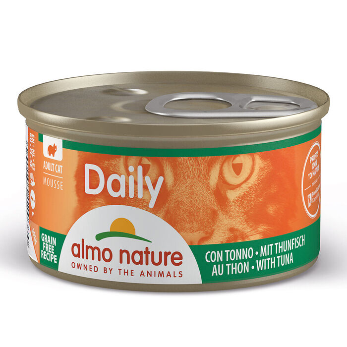 Almo Cat Daily - Mousse Atum (Lata 85 Gr) - 24 Un.