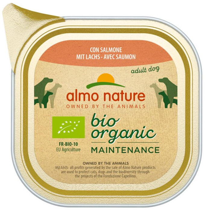 Almo Dog Biorganic - Salmao (Terrina 300 Gr)  - 9 Unid.