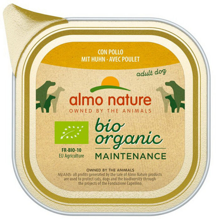 Almo Dog Biorganic - Frango (Terrina 300 Gr)  - 9 Unid.