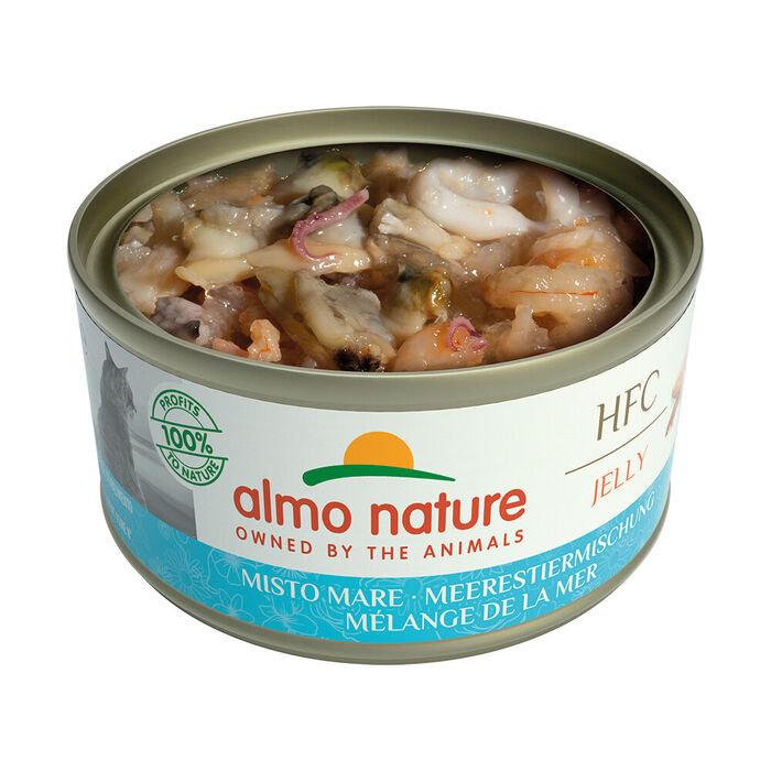 Hfc Cat Jelly - Marisco Sortido (Lata 70 Gr) - 6 Unid.