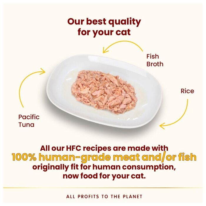 Hfc Cat Natural - Atum Pacifico (Lata 70 Gr) - 6 Unid.