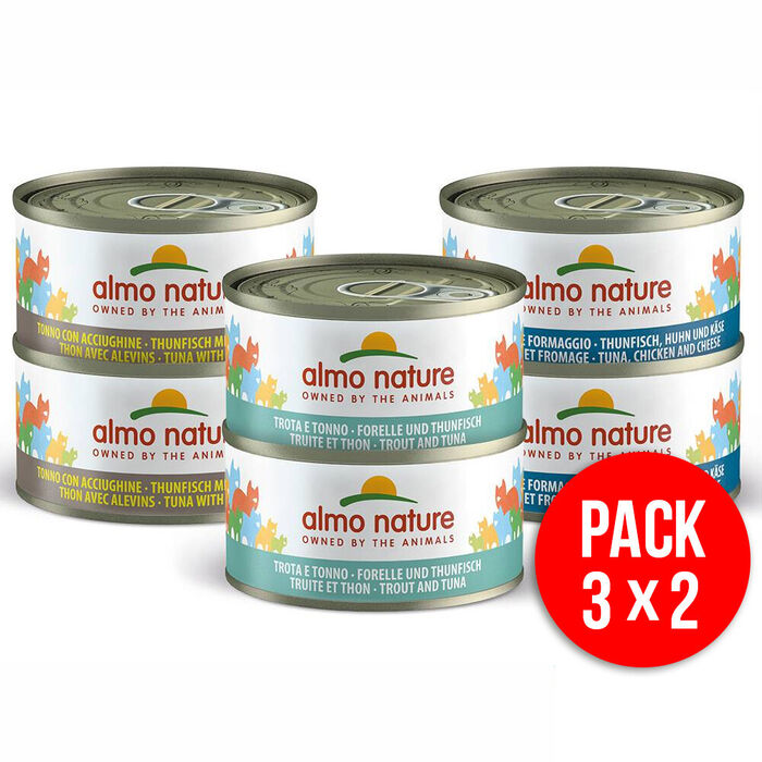 Hfc Cat Multi Pack - Sort. De Atuns (Lata 70 Gr) - 6 Unid.