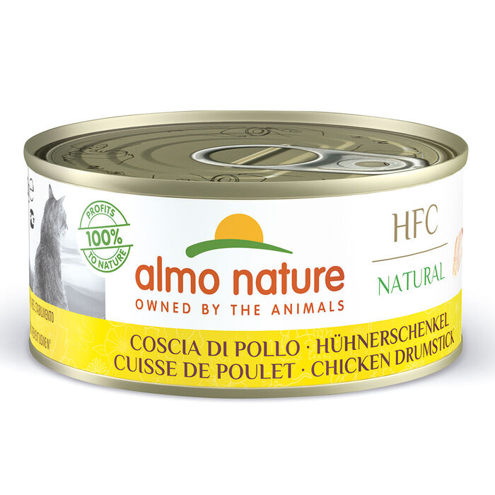 Hfc Cat Natural - Coxa De Frango (Lata 150 Gr)