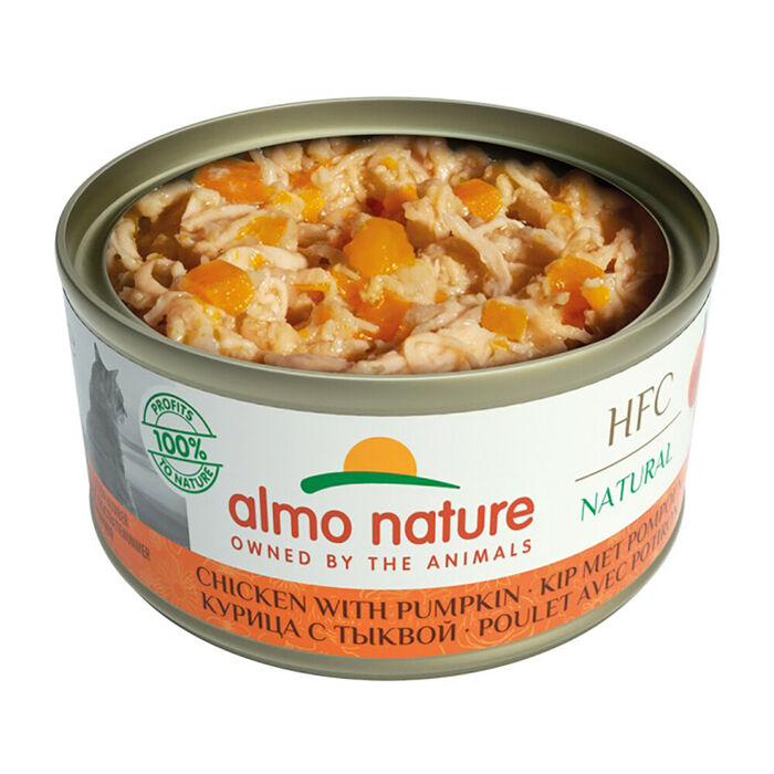 Hfc Cat Natural - Frango C/ Abobora (Lata 150 Gr)