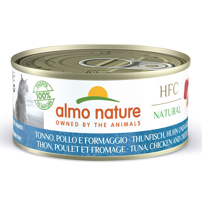 Hfc Cat Natural - Atum-Frango-Queijo (Lata 150 Gr)