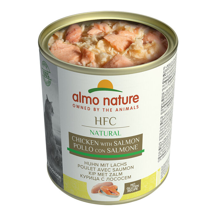 Hfc Cat Natural - Frango E Salmao (Lata 280 Gr)