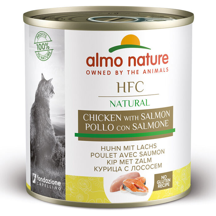 Hfc Cat Natural - Frango E Salmao (Lata 280 Gr)