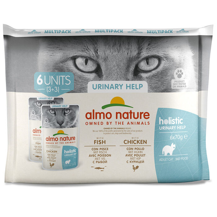 Almo Cat Functional Multi Pack - Urinary (6 Saquetas De 70G)
