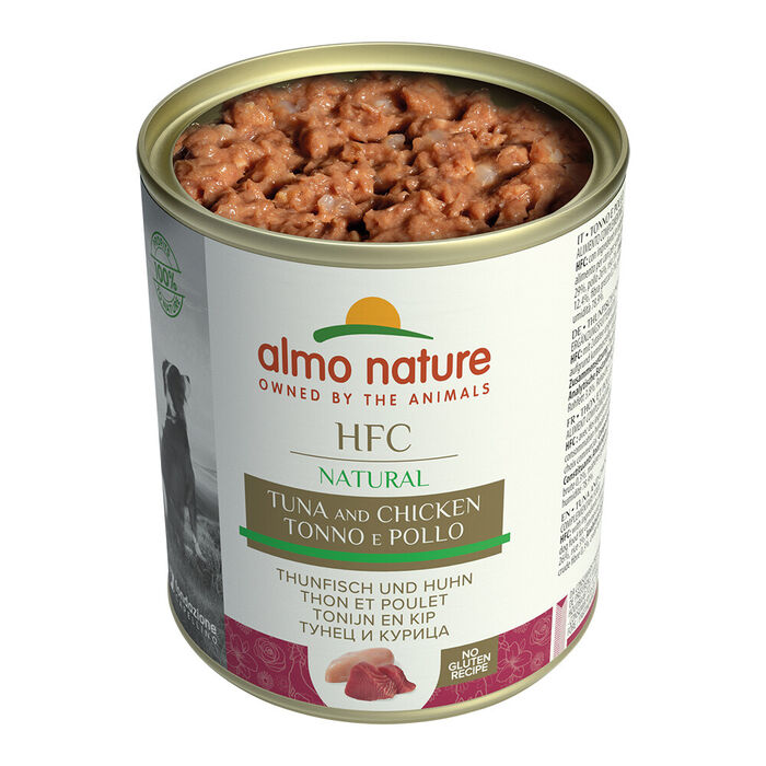 Hfc Dog Natural - Atum E Frango (Lata 280 Gr)
