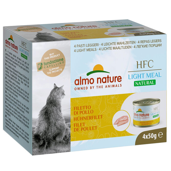 Hfc Cat Natural Light - File De Frango (4 Latas 50 Gr)