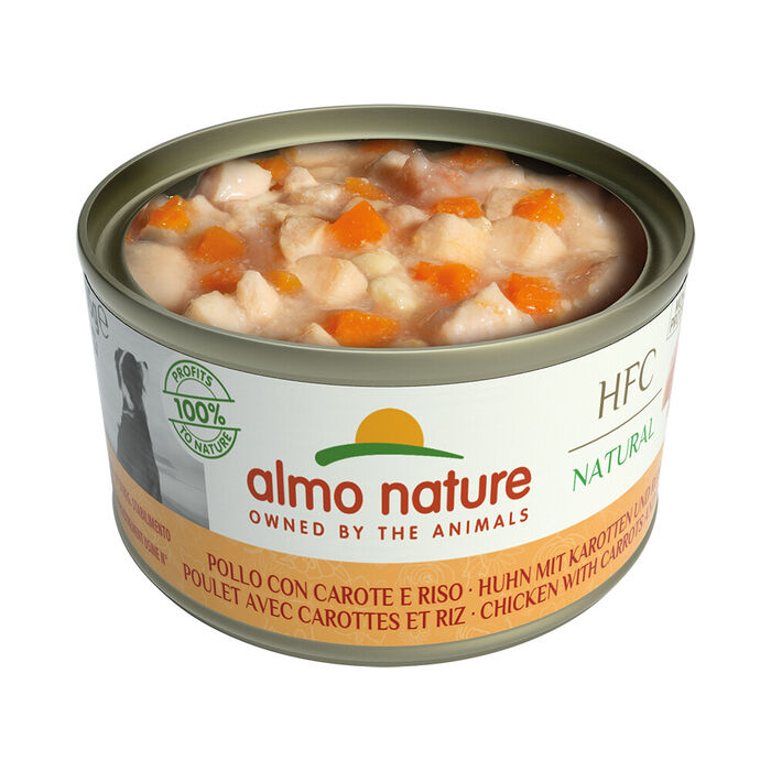 Hfc Dog Natural - Frango+Cen.+Arroz (Lata 95 Gr) - 24 Un.