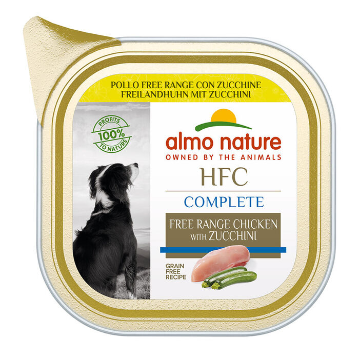 Hfc Dog - Frango C/ Abobrinha (Terrina De 85 Gr) - 17 Unid.