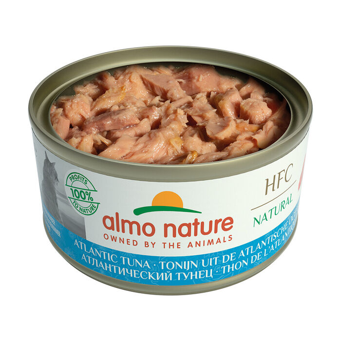 Hfc Cat Natural - Atum Atlantico (Lata 70 Gr) - 24 Unid.