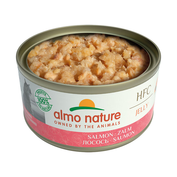 Hfc Cat Jelly - Salmao (Lata 70 Gr) - 24 Unid.