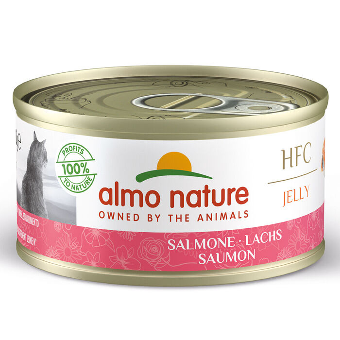 Hfc Cat Jelly - Salmao (Lata 70 Gr) - 24 Unid.