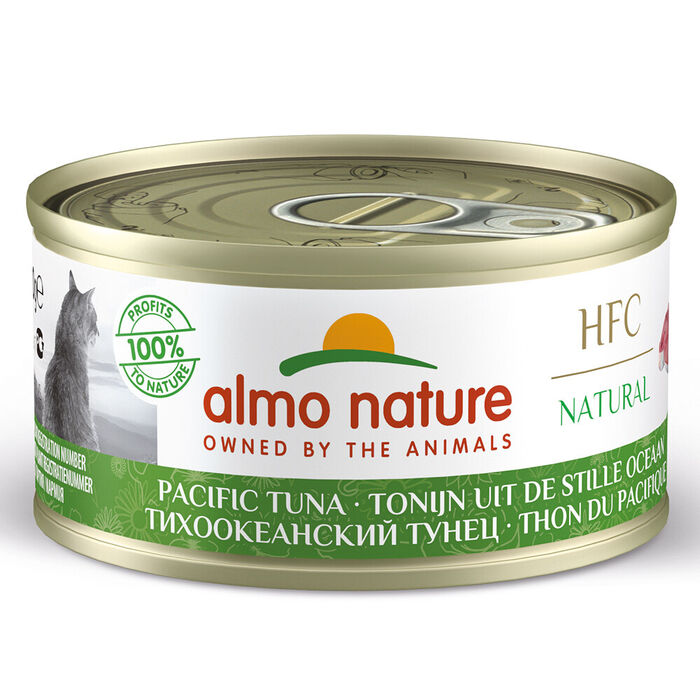 Hfc Cat Natural - Atum Pacifico (Lata 70 Gr) - 24 Unid.