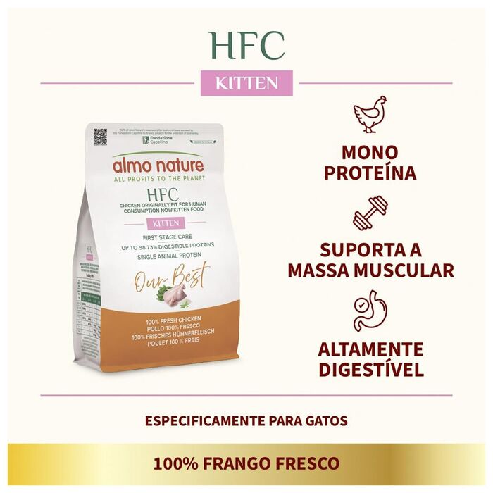 Almo Nature Hfc Our Best Kitten Frango 300 Gr