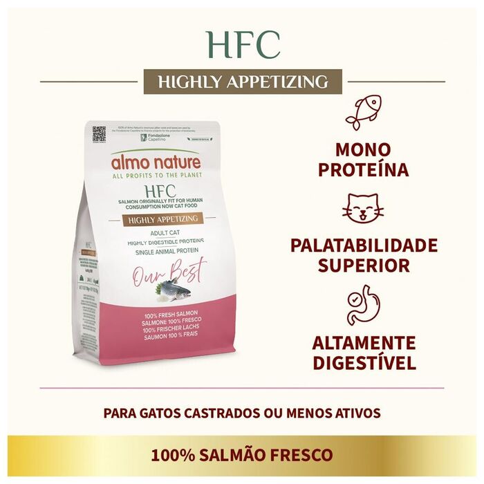 Almo Nature Hfc Our Best Cat Salmao 1,2 Kg