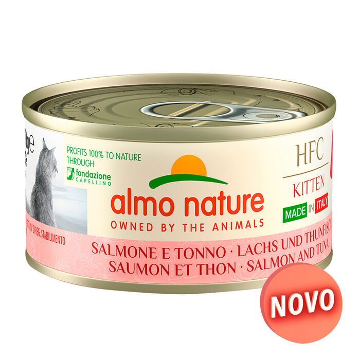 Hfc Cat Complete - Kitten  Salmao/Atum (Lata 70 Gr) - 24 Un.