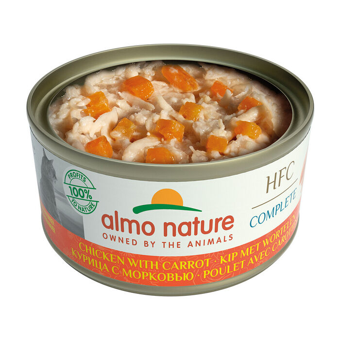 Hfc Cat Complete - Frango C/ Cenoura (Lata 70 Gr) - 24 Unid.