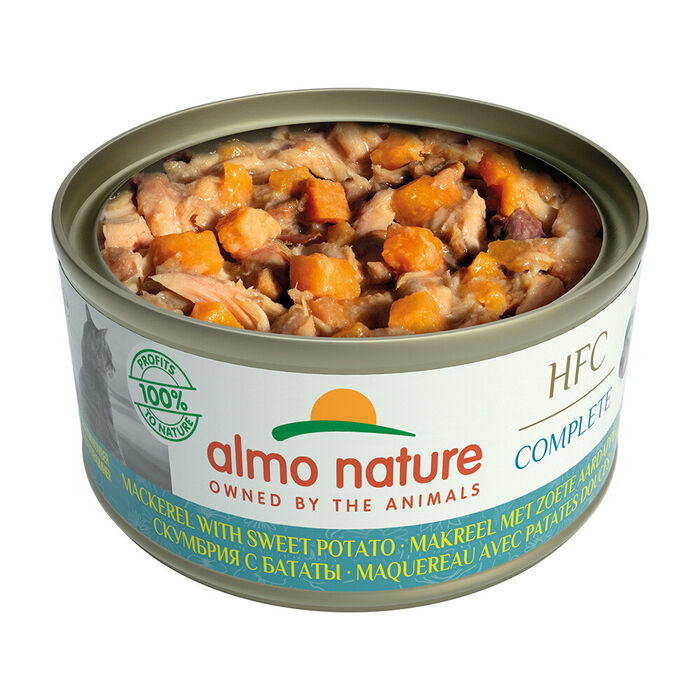 Hfc Cat Complete - Cavala C/ Batata Doce (Lata 70 Gr) -24 Un