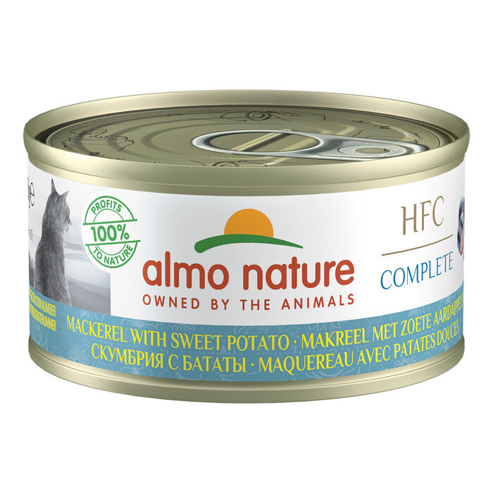 Hfc Cat Complete - Cavala C/ Batata Doce (Lata 70 Gr) -24 Un