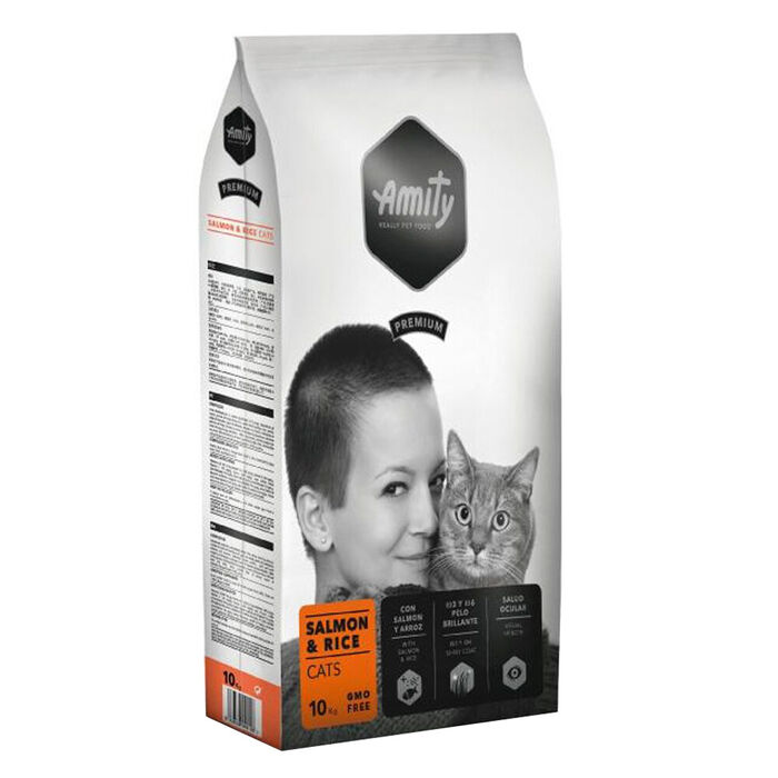 Amity Premium Salmon & Rice Cats 10 Kg