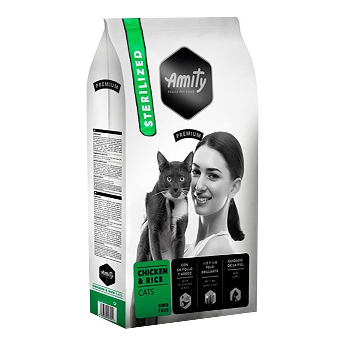 Amity Premium Chicken & Rice Cats Sterilized 2 Kg