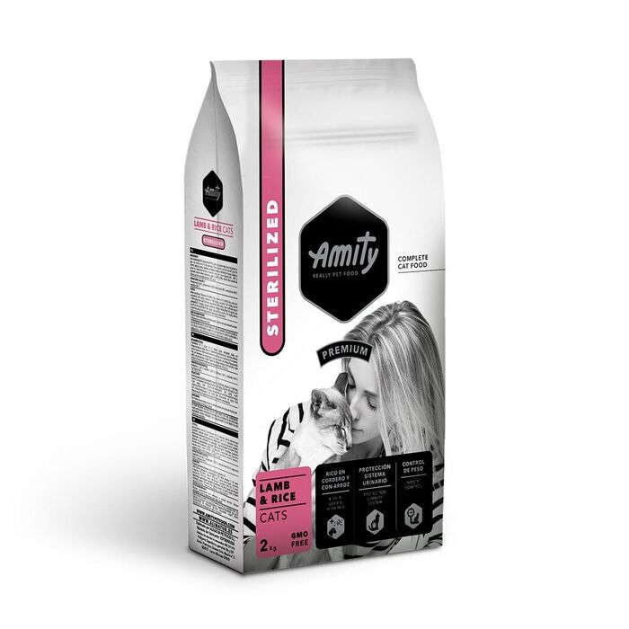 Amity Premium Lamb & Rice Cats Sterilized 2 Kg