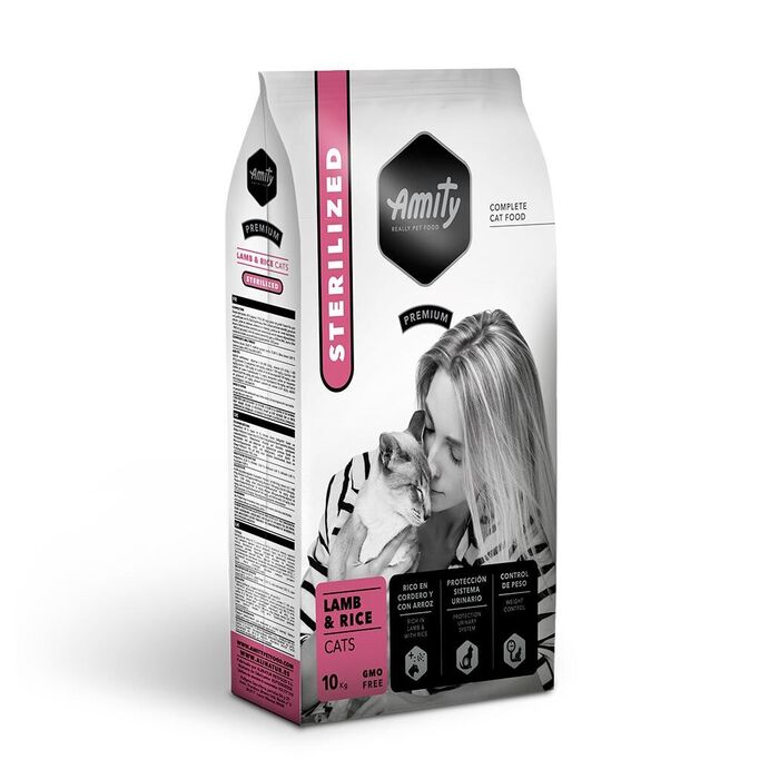 Amity Premium Lamb & Rice Cats Sterilized 10 Kg