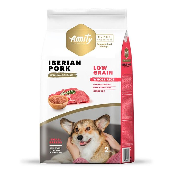 Amity Super Premium (Low Grain) Mini Adult Iberian Pork 2 Kg